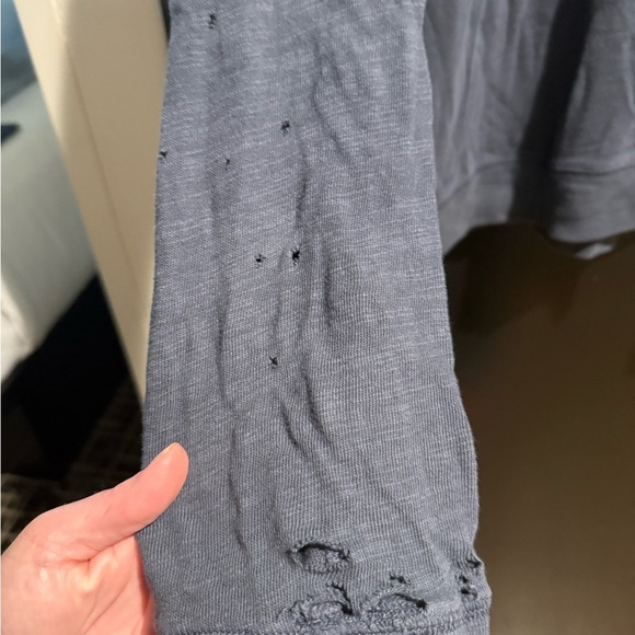 Faherty Sunwashed Slub Organic Cotton Hoodie - Graphite Size XXL. - Picture 5 of 9